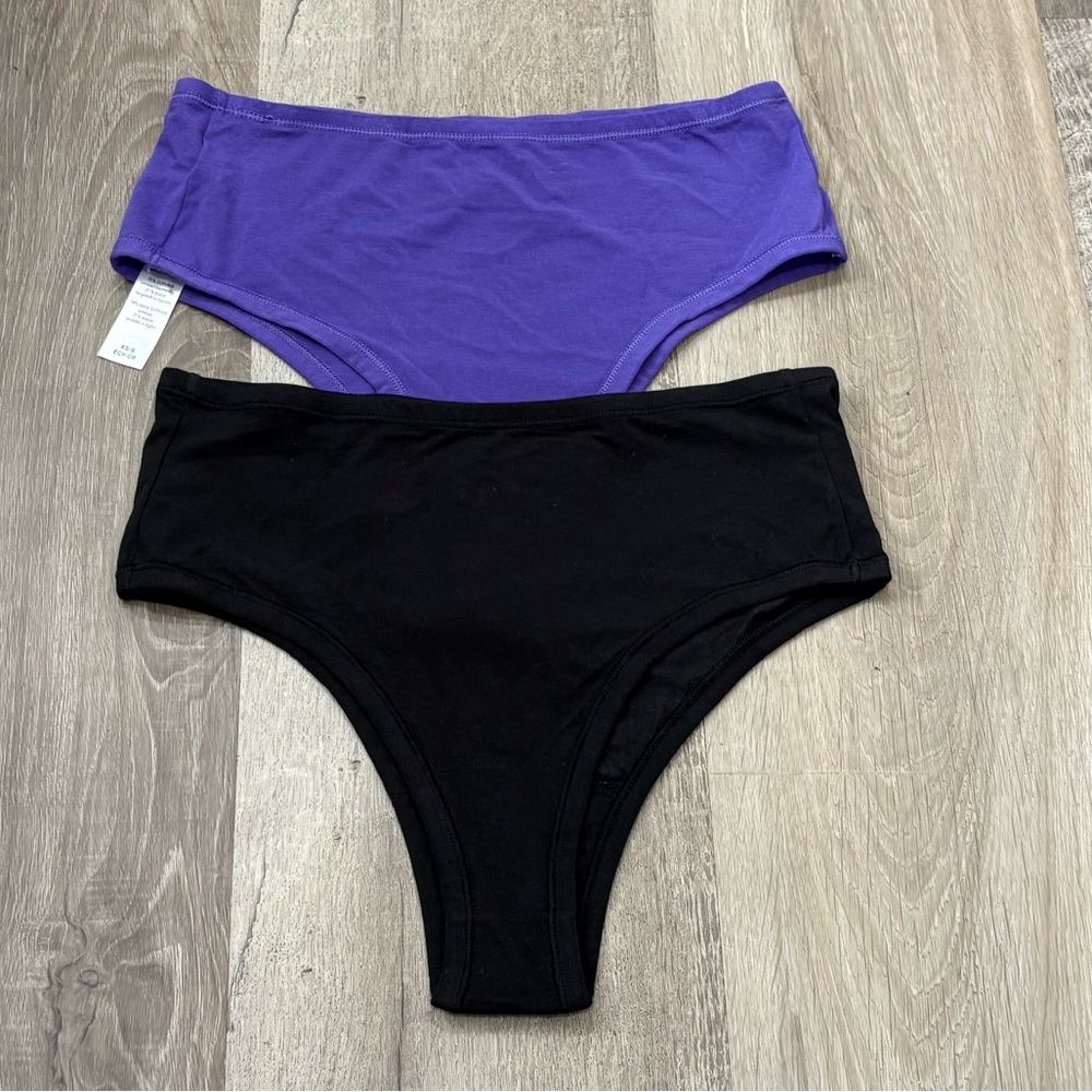 (2)Hanky Panky PlayStretch High-Rise Thong size XS